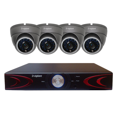Комплект IP-видеонаблюдения D-vigilant 4-DV40-IPC1