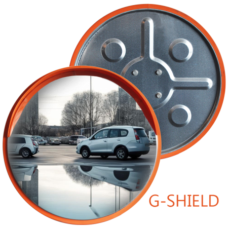 Уличное обзорное зеркало Steel Crafts G-SHIELD D-490 из нержавеющей стали