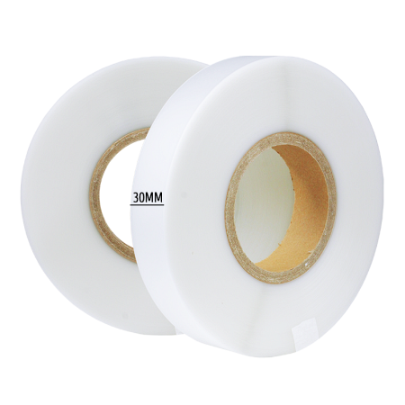 Текстильная лента, силиконовая (TPU220 Translucent silicone), 30мм х 100м, полупрозрачная