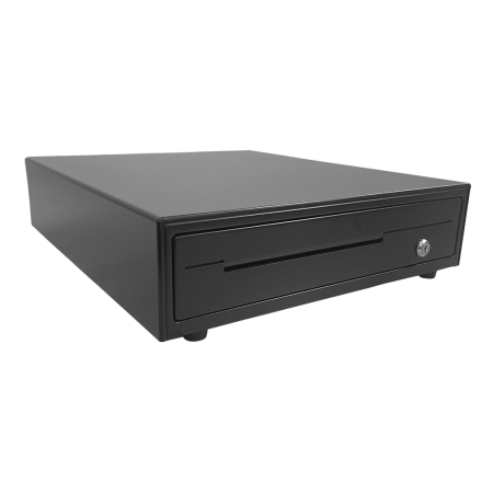 Денежный ящик STI EC-350 (электромеханический, 3-позиционный, 24V, Epson/Штрих, черный)